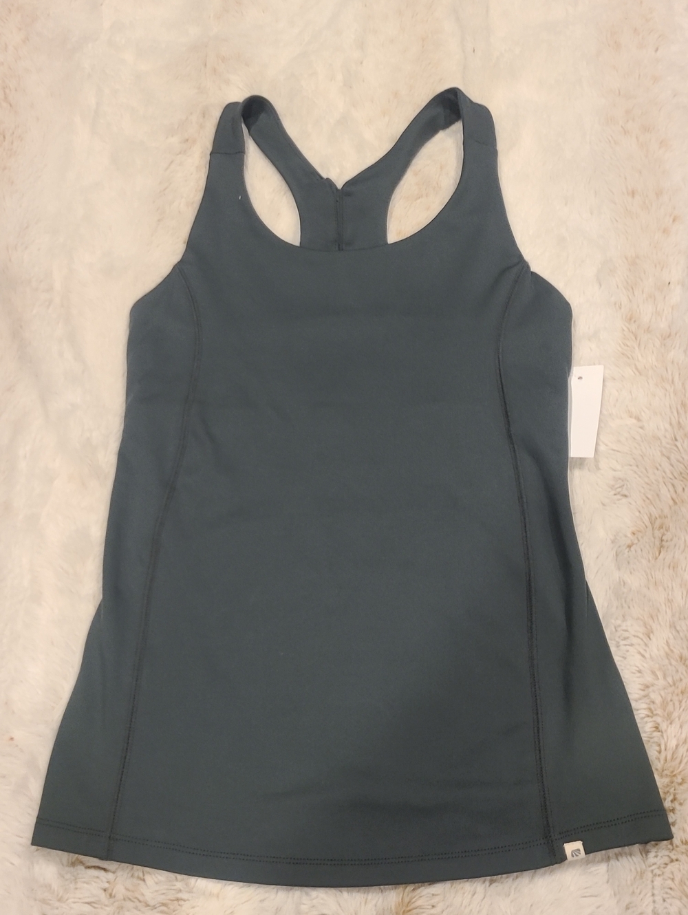 Marika Slate Blue Racerback Tank